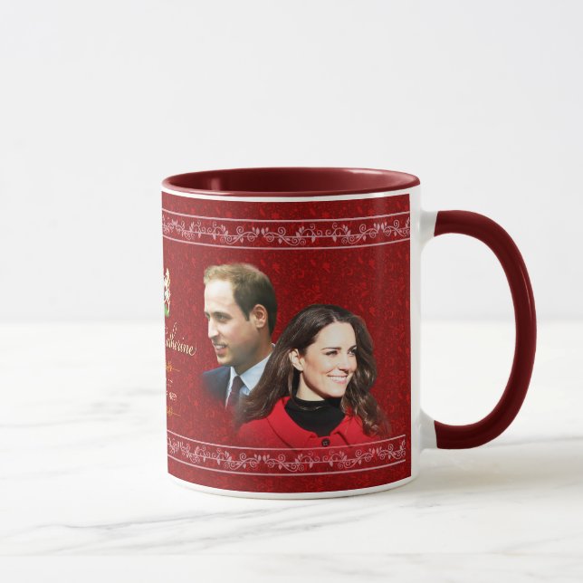 Königliche Hochzeits-Tasse Williams u. Kate Tasse (Rechts)