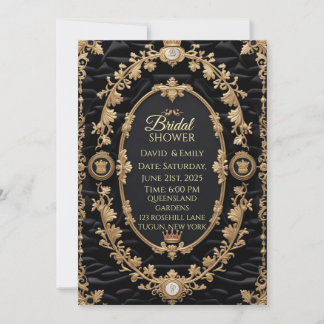 Königliche Hochzeitseinladung Einladung