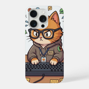 Königliche Katzen-Handyhülle iPhone 15 Pro Hülle