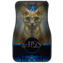 Königliche Katzen-Monogramm-Auto-Matten