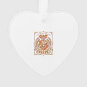 Königliche Katzenwappen Katzen Heraldik Wappen Vin Ornament