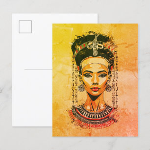 Königliche Königin Ägyptens – Moderne Neo-Pharao-K Postkarte