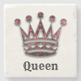 Königliche Krone Personalisiert Steinuntersetzer