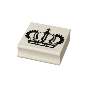 königliche Kronkunst Briefmarke Gummistempel