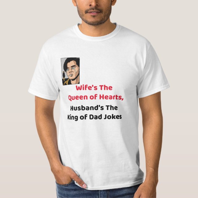 Königliche Liebe: Königin des Herzens und König vo T-Shirt (Vorderseite)