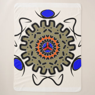 Königliche Mandala-Weichheit Sherpadecke