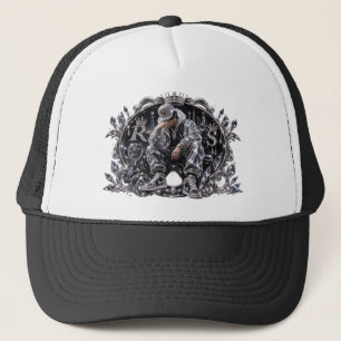 Königliche Mentalität Diamant Streetwear Ästhetik Truckerkappe