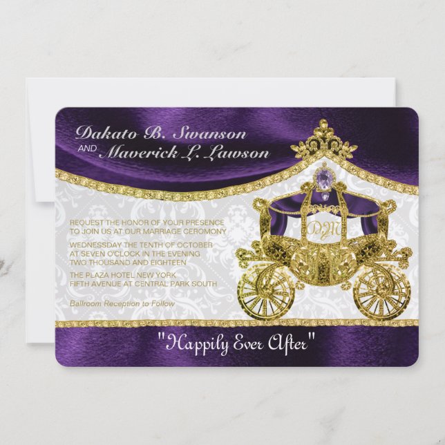 Königliche Messe Einladung (Vorderseite)