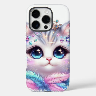 Königliche niedliche Katze iPhone 16 Pro Hülle