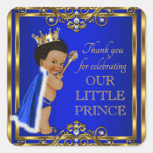 Königliche Prinz Baby Shower Favor Sticker