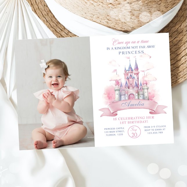 Königliche Prinzessin Birthday Foto Einladung (Von Creator hochgeladen)