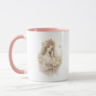 Königliche Rosen Königin Blumen Tasse