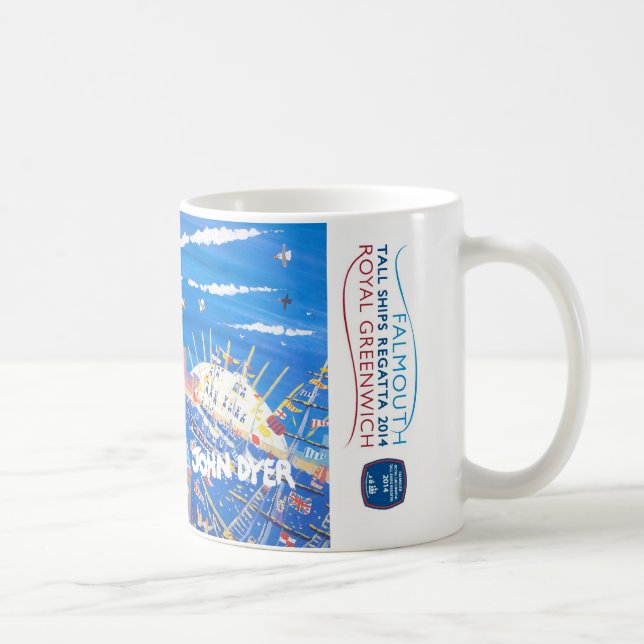 Königliche Schifferegatta-Kunst-Tasse Greenwichs Kaffeetasse (Rechts)