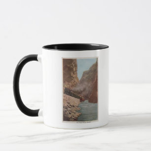 Königliche Schlucht, Co - Ansicht des Zugs neben Tasse