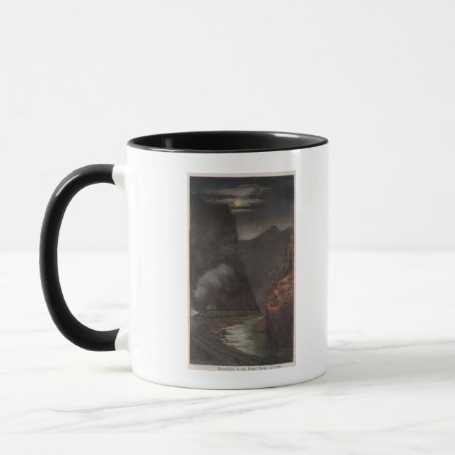 Königliche Schlucht, CO - Mondlicht Aussicht auf Z Tasse (Links)