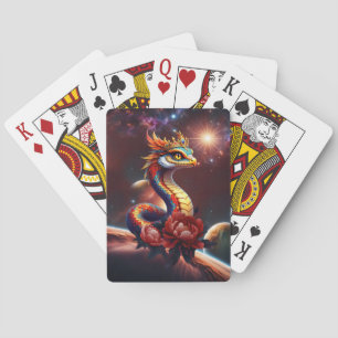 Königliche Sternserpenz des Universums. Spielkarten