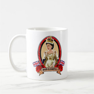 Königliche Tasse der Königin Elizabeth II