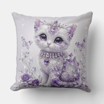 Königliche Violette Verzierte Kitten-Fantasie
