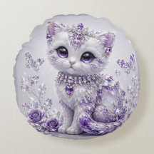 Königliche Violette Verzierte Kitten-Fantasie