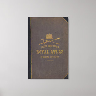Königlicher Atlas der modernen Geografie Leinwanddruck