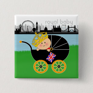 Königlicher Baby-Knopf Button