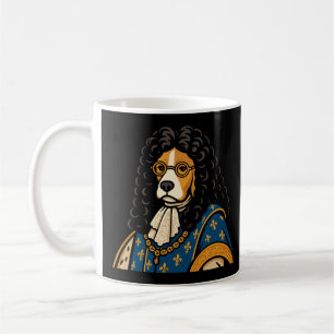 Königlicher Beagle-Hund Seine Majestät Fluffness Kaffeetasse
