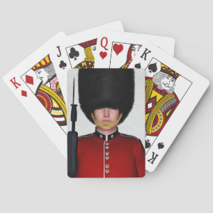 Königlicher britischer Gardist, London, Großbritan Spielkarten
