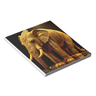 Königlicher Elefant-Notizblock Notizblock