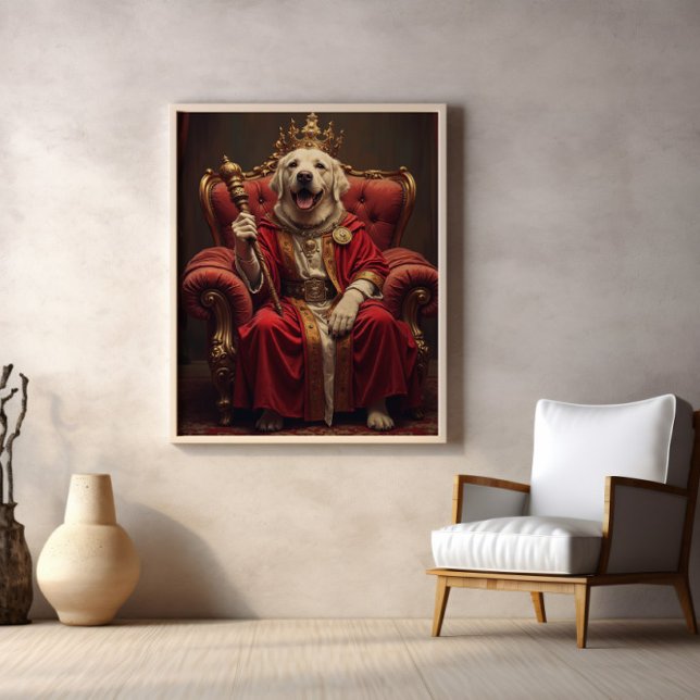 Königlicher Herrscher über Snacks und Sofa Poster (Von Creator hochgeladen)