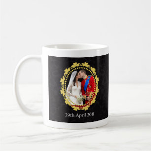 Königlicher Hochzeits-Kuss Williams und Kate Kaffeetasse