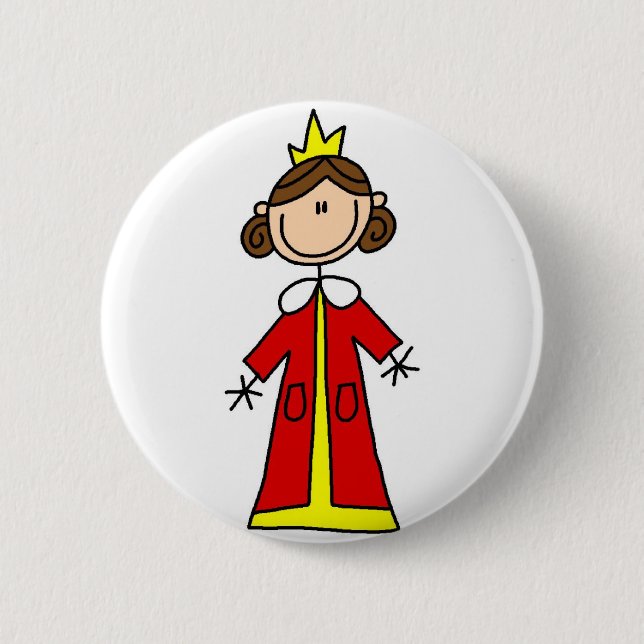Königlicher Königin-Knopf Button (Vorderseite)