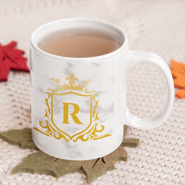 Königlicher Kroninitial-Buchstabenmonogramm-Name M Kaffeetasse (Von Creator hochgeladen)