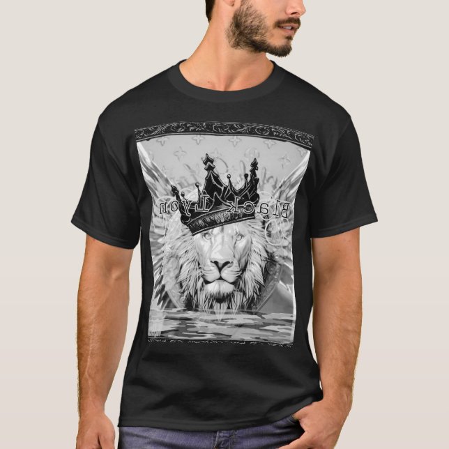 Königlicher Löwe  T-Shirt (Vorderseite)