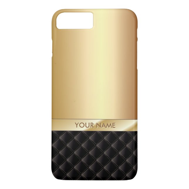 Königlicher Luxusgoldindividueller Name Case-Mate iPhone Hülle (Rückseite)