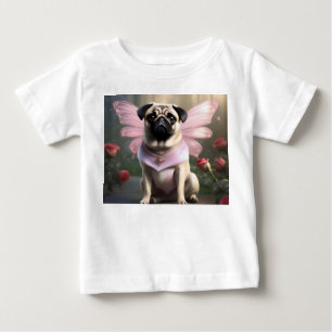 Königlicher Mops: Die Prinzessin-Fee verzauberter Baby T-shirt