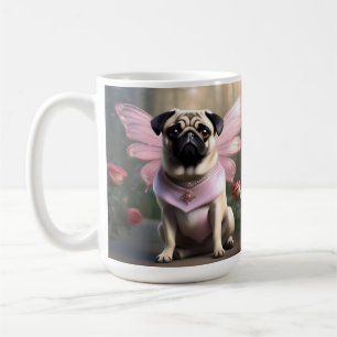 Königlicher Mops: Die Prinzessin-Fee verzauberter  Kaffeetasse