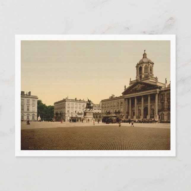 Königlicher Palast, Brüssel, Belgien Postkarte (Vorderseite)