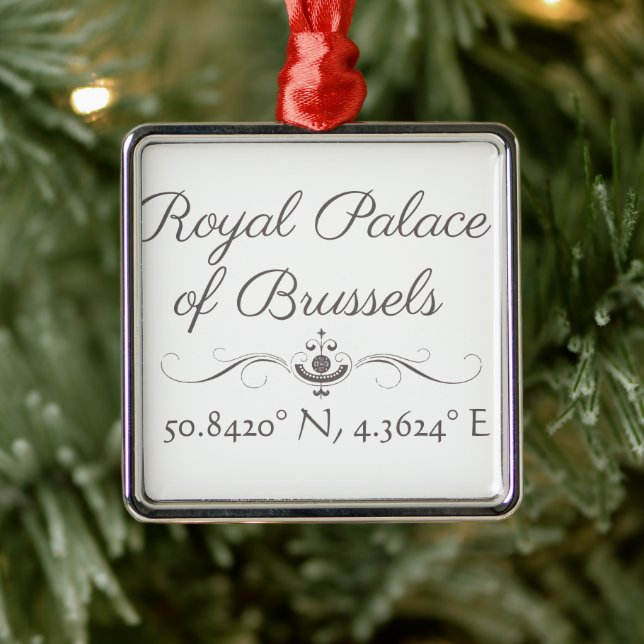 Königlicher Palast der Breitengrad Ornament Aus Metall (Baum)