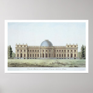 Königlicher Palast in Laeken, Aussicht aus dem Par Poster