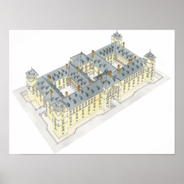 Königlicher Palast von El Pardo. Madrid Spanien Poster (Vorne)