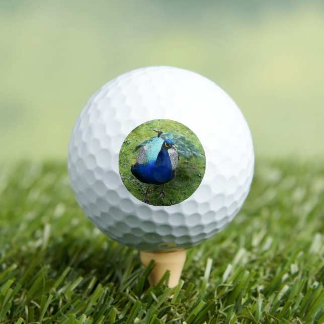 Königlicher Pfau-Power Golfball (Insitu T-Shirt)