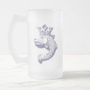 Königlicher Pike Mattglas Bierglas