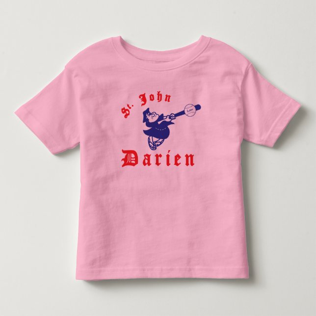 Königlicher/rosa Wecker Johannes - Kleinkind Kleinkind T-shirt (Vorderseite)