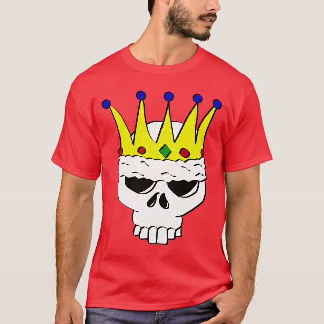Königlicher Schädel-T - Shirt (Vorderseite)