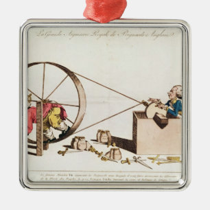 Königlicher schärfender Service Silbernes Ornament