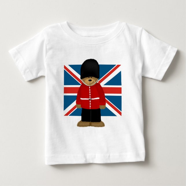Königlicher Schutz-Bär Baby T-shirt (Vorderseite)