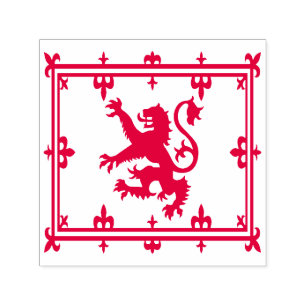 Königlicher Standard Löwescottish-Flagge Permastempel