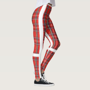 Königlicher Stewart-Tartan überprüftes karierte Leggings