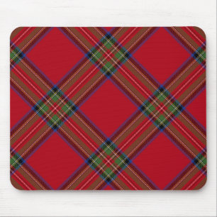 Königlicher Stewarttartan-karierte Mausunterlage Mousepad