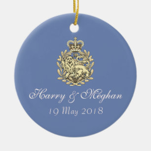 Königlicher Wedding Harry und Meghan Verzierung Keramik Ornament